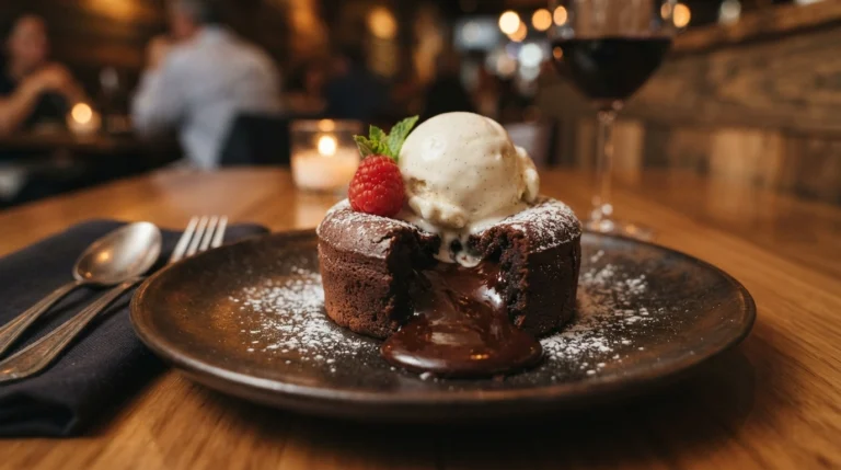 Molten Chocolate Dessert