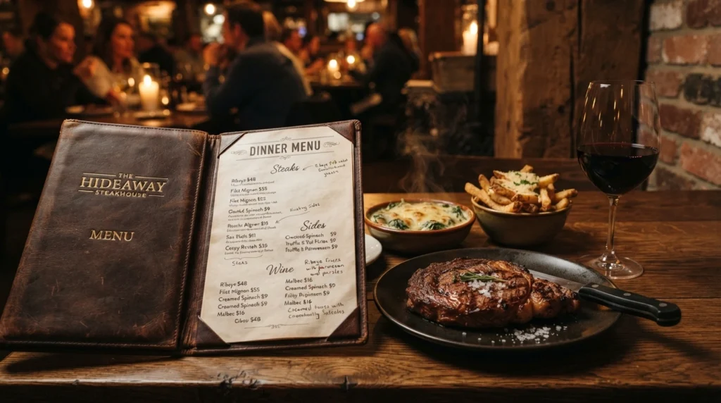 longhorn menu with prices