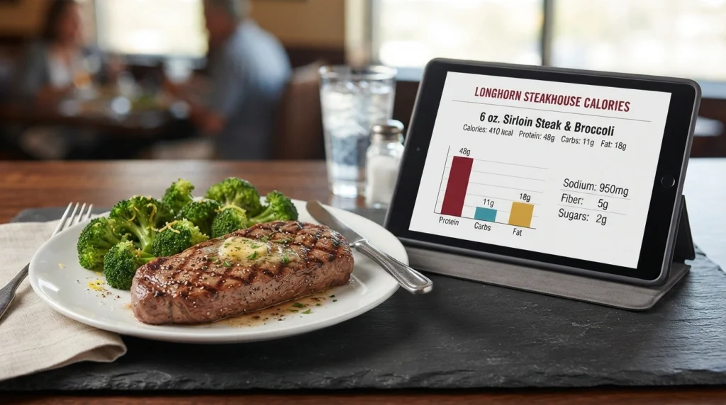 longhorn steakhouse calories