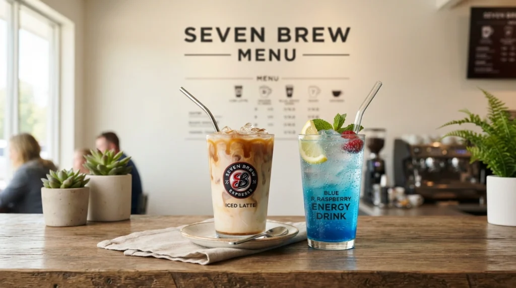 seven brew menu