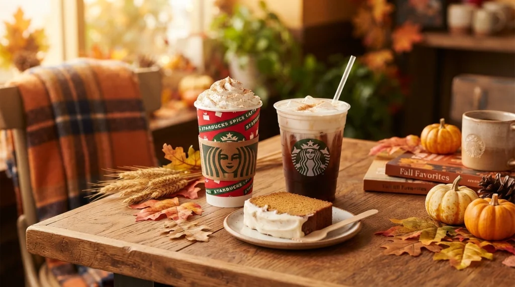 starbucks fall menu